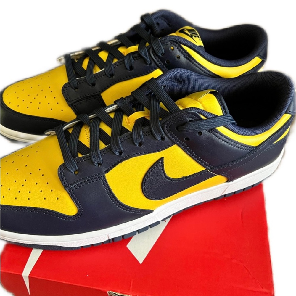 Men’s Dunk Low 'Michigan' 2021 Nike. Gem